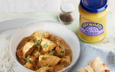 Homemade Indian Curry Recipe with Piccalilli