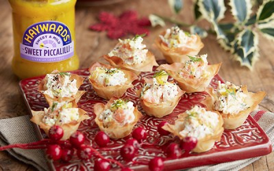 Smoked Salmon & Piccalilli Mini Tarts Recipe