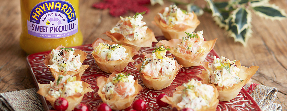Photo of Smoked Salmon & Piccalilli Mini Tarts Recipe recipe