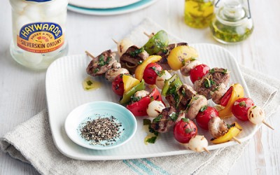 Minty Lamb Kebabs Skewers with Onion Recipe