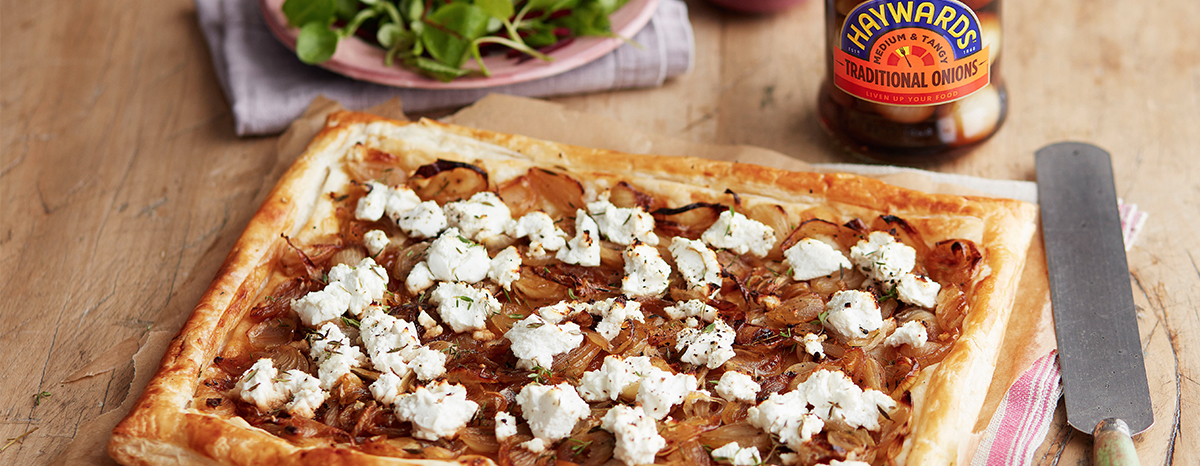 Photo of Goats Cheese & Caramelised Onion Tart recipe