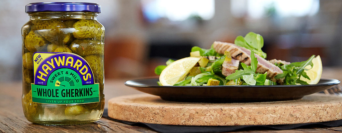 Photo of Griddled Tuna Salad with Gherkin Dressing recipe